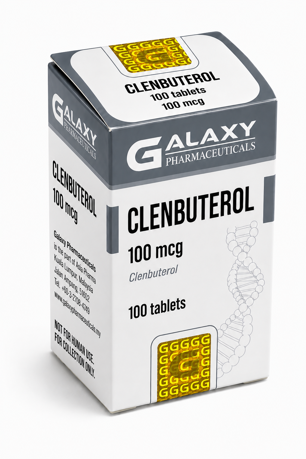 Clenbuterol 100 mcg — Galaxy Pharmaceuticals